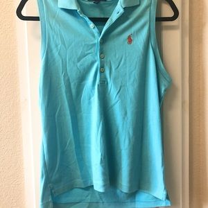 Blue Polo Golf Tank Shirt